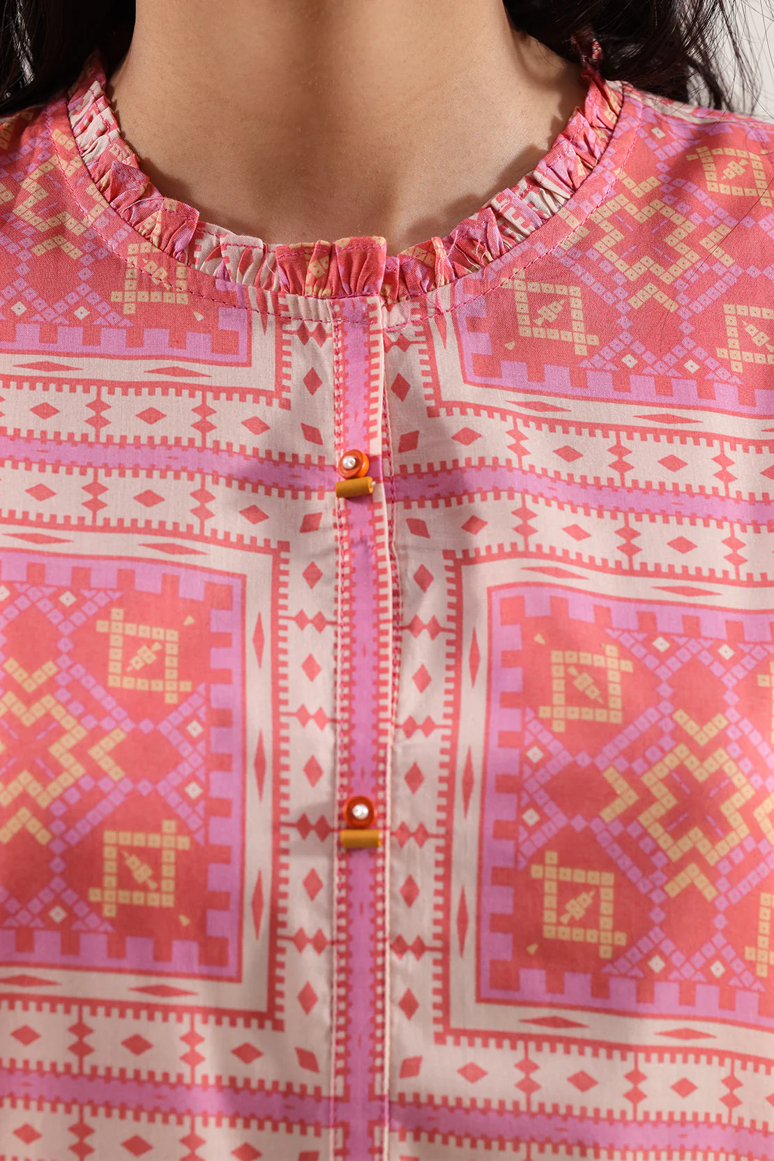 Unstitched Printed Lawn 3 Piece - Image 3