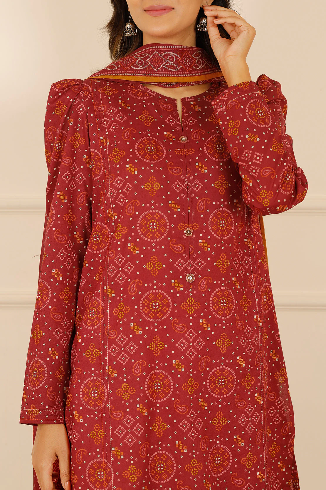 Unstitched Printed Lawn 3 Piece - Image 5