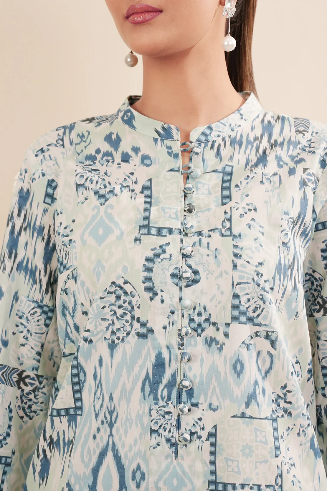 Unstitched Printed Lawn 3 Piece - Image 5