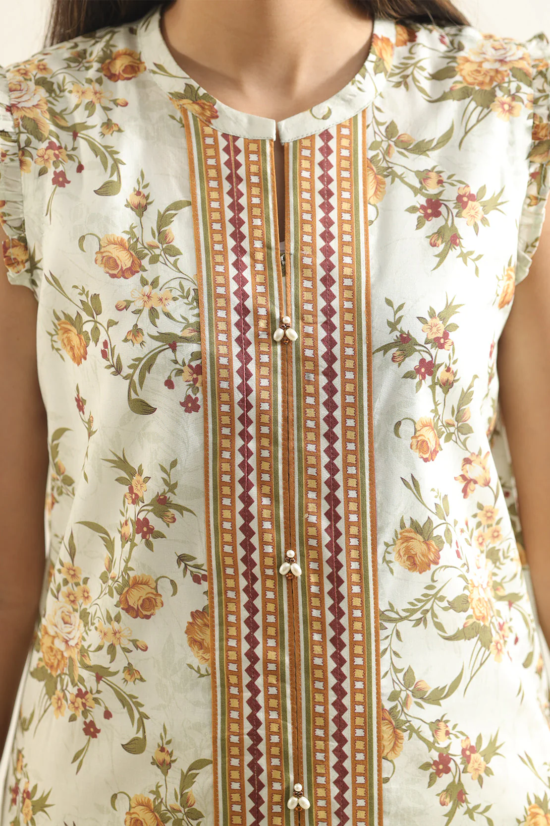 Unstitched Printed Lawn 3 Piece - Image 4