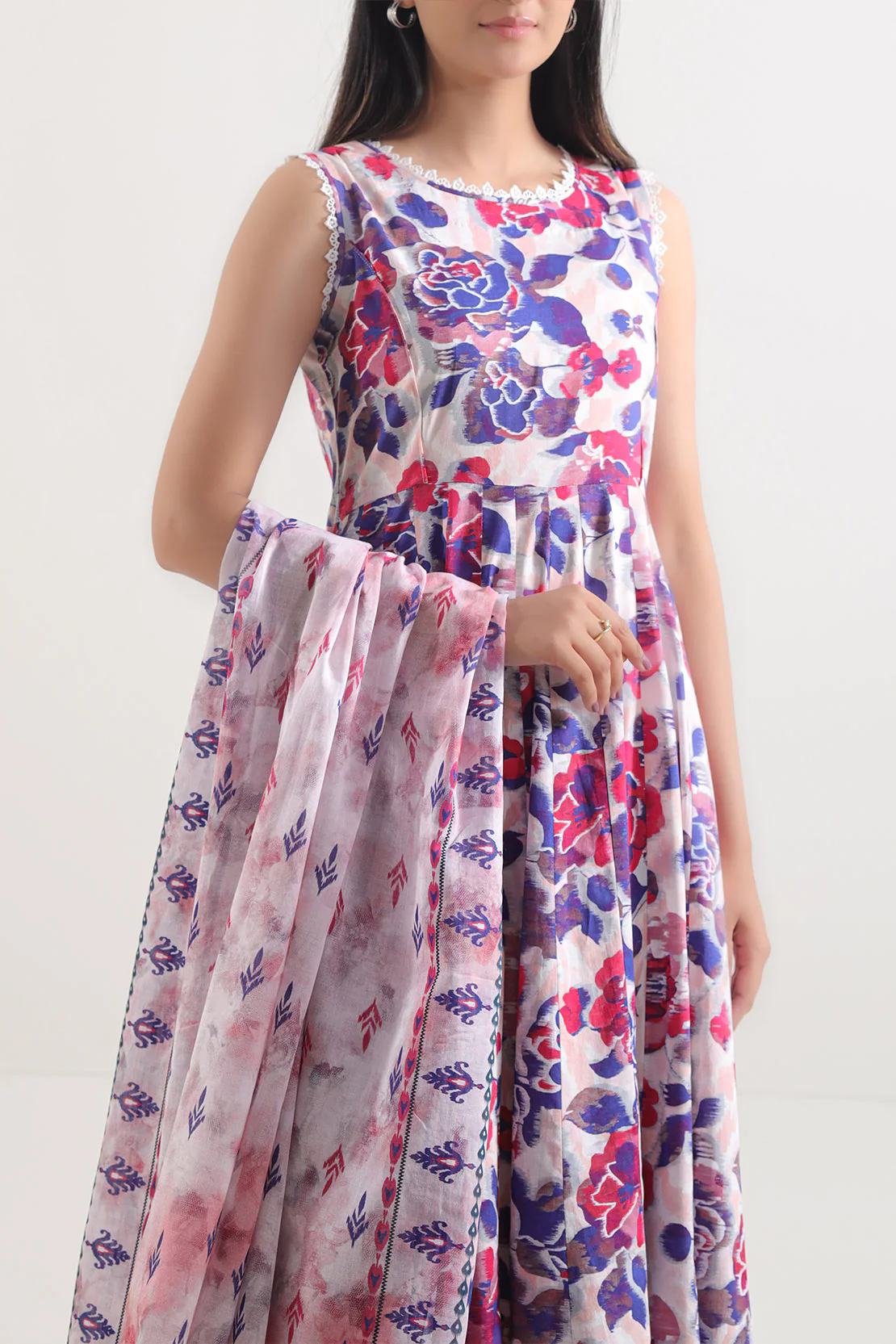 Unstitched Printed Lawn 3 Piece - Image 2