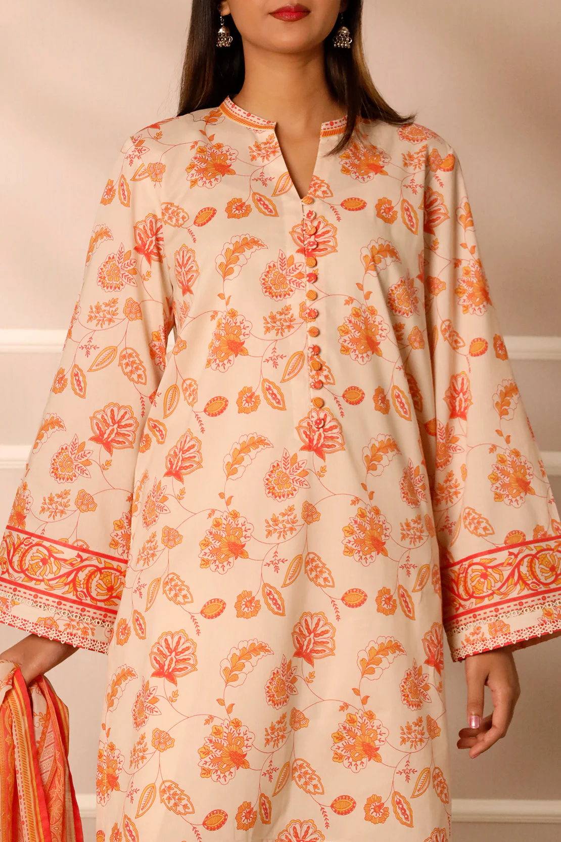 Unstitched Printed Lawn 3 Piece - Image 2