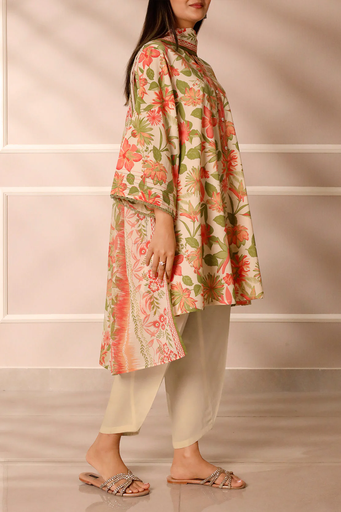 Unstitched Printed Lawn 3 Piece - Image 3