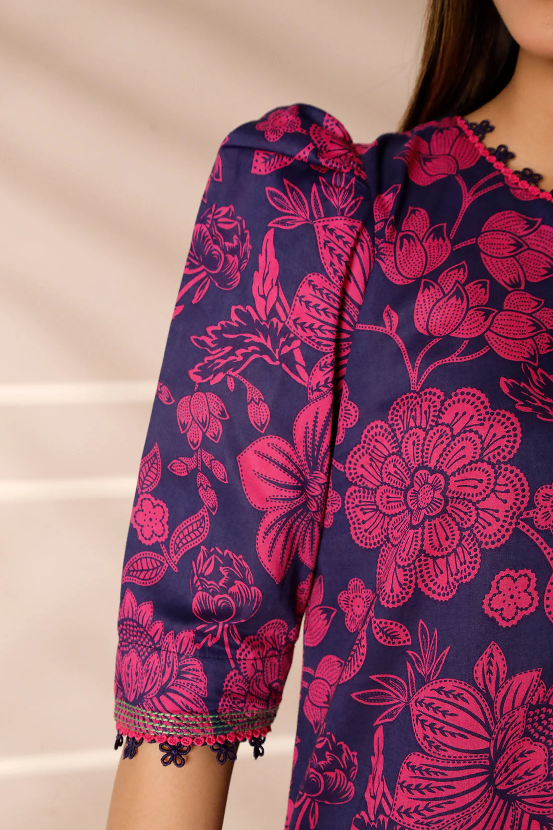 Unstitched Printed Lawn 3 Piece - Image 2