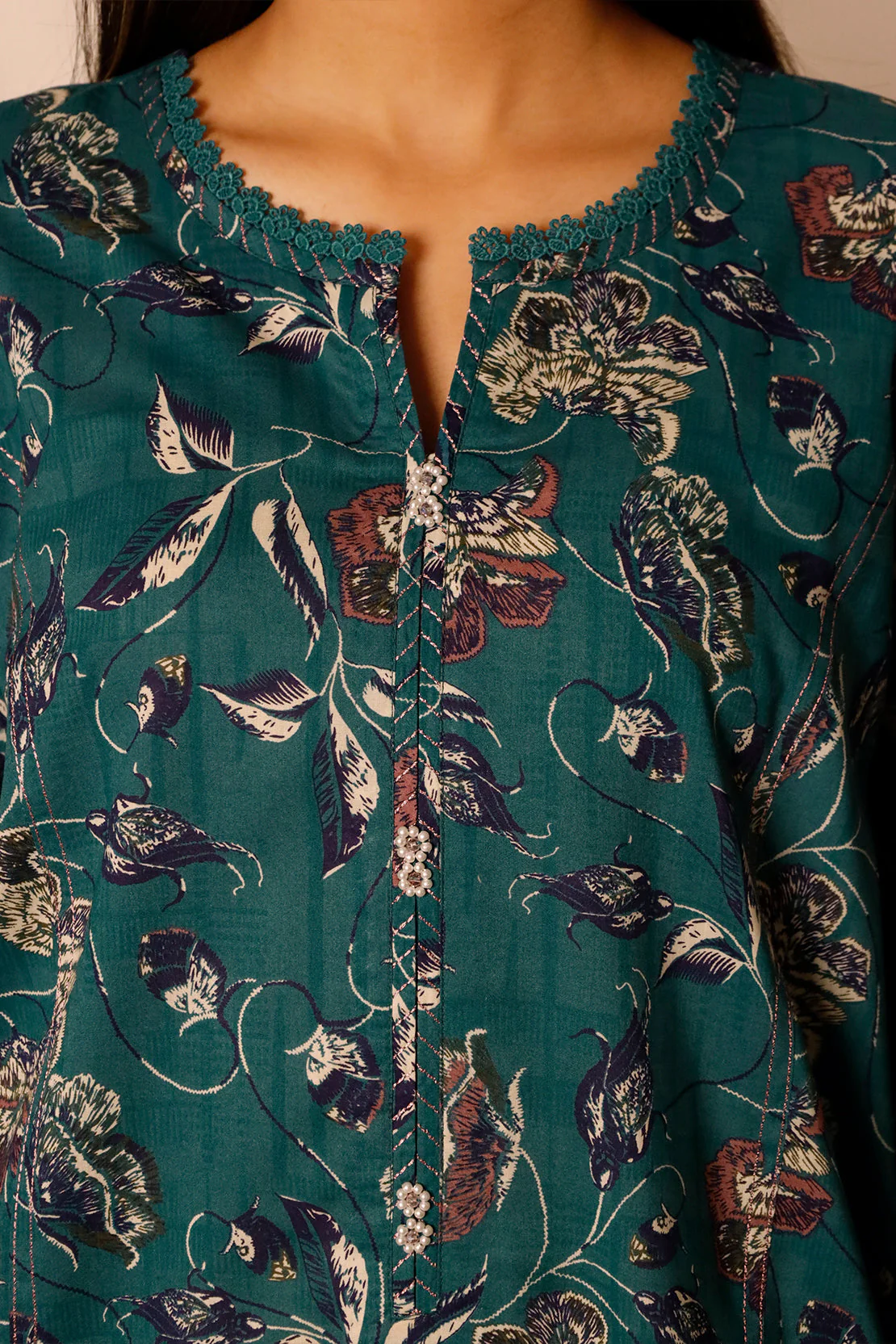 Unstitched Printed Lawn 3 Piece - Image 7