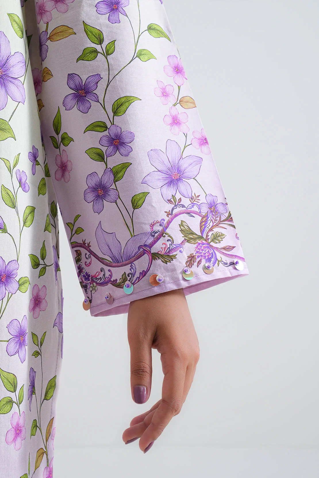 Unstitched Printed Lawn 3 Piece - Image 5