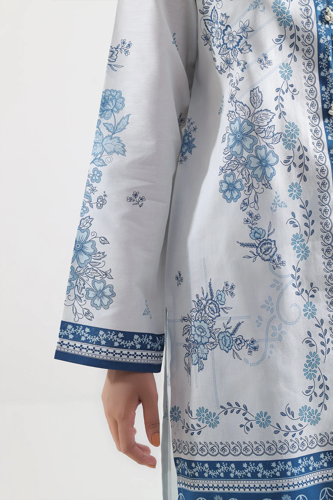 Unstitched Printed Lawn 3 Piece - Image 6