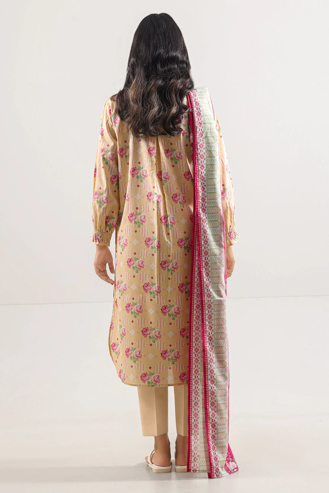 Unstitched Printed Lawn 3 Piece - Image 3