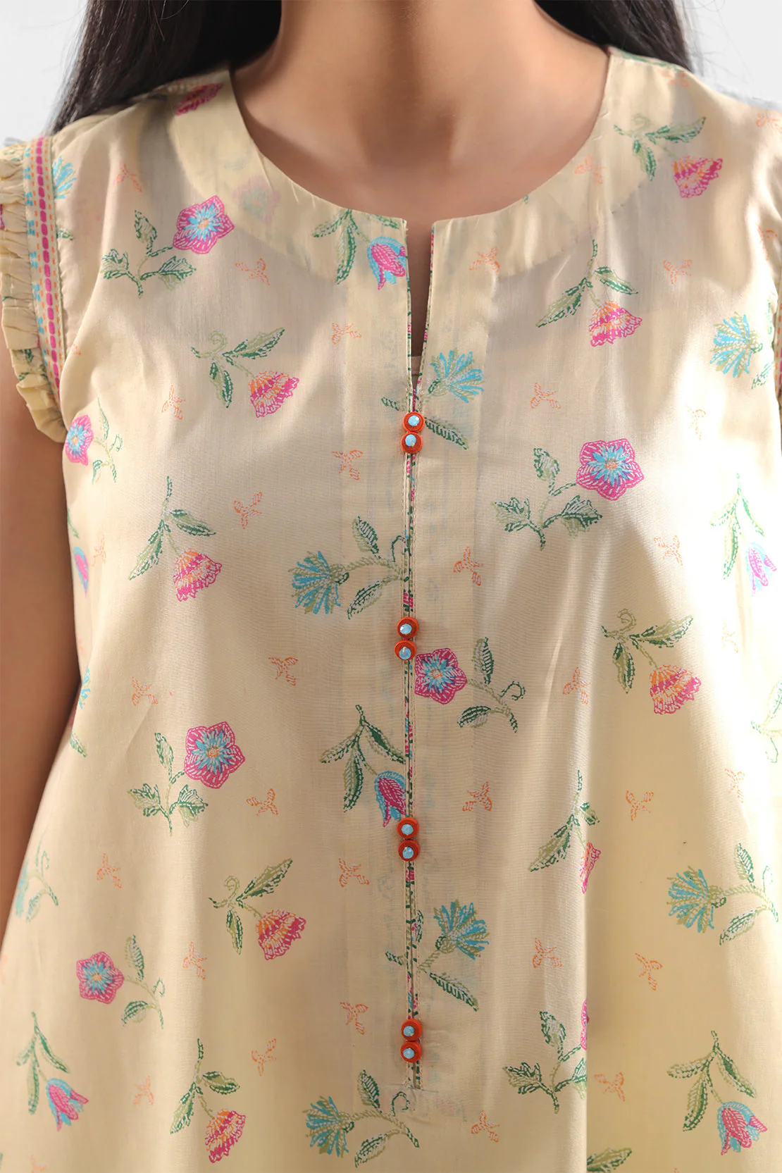 Unstitched Printed Lawn 3 Piece - Image 4