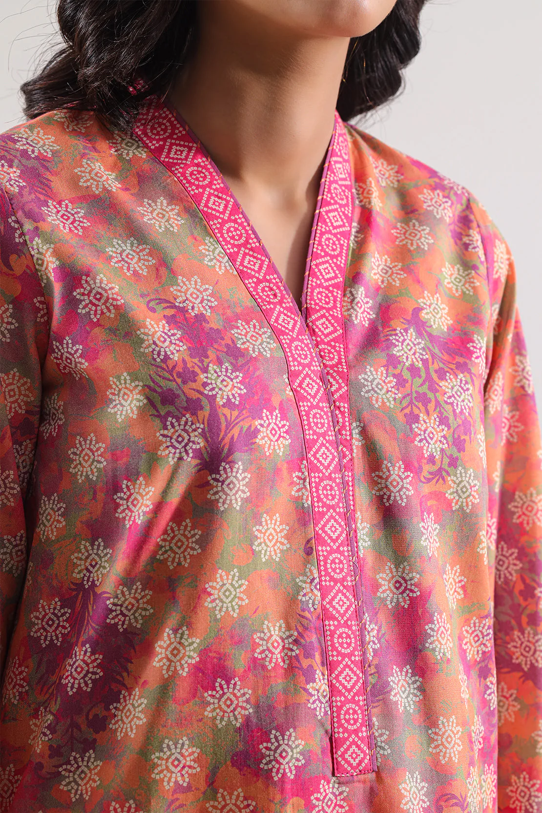 Unstitched Printed Lawn 3 Piece - Image 3