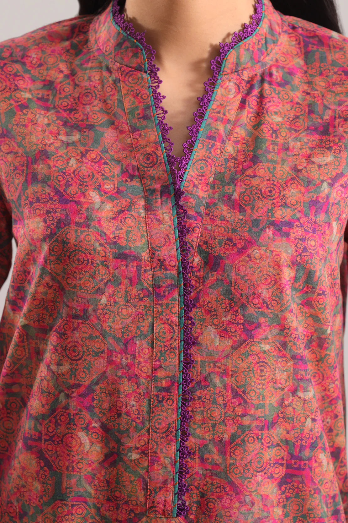 Unstitched Printed Lawn 3 Piece - Image 3