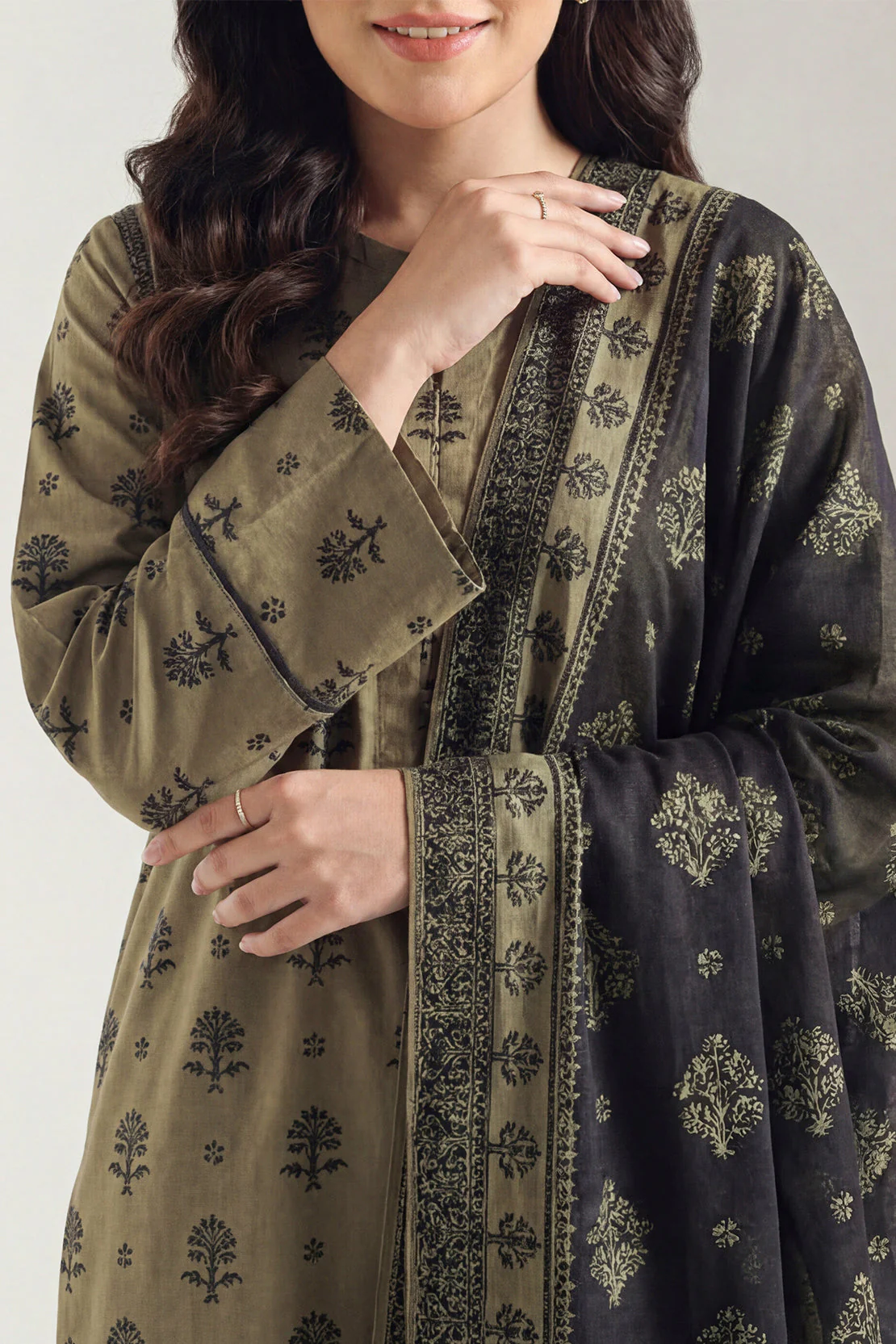 Unstitched Printed Lawn 3 Piece - Image 2