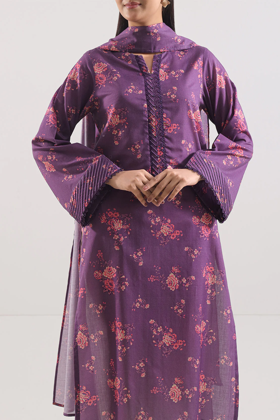 Unstitched Printed Lawn 3 Piece - Image 2