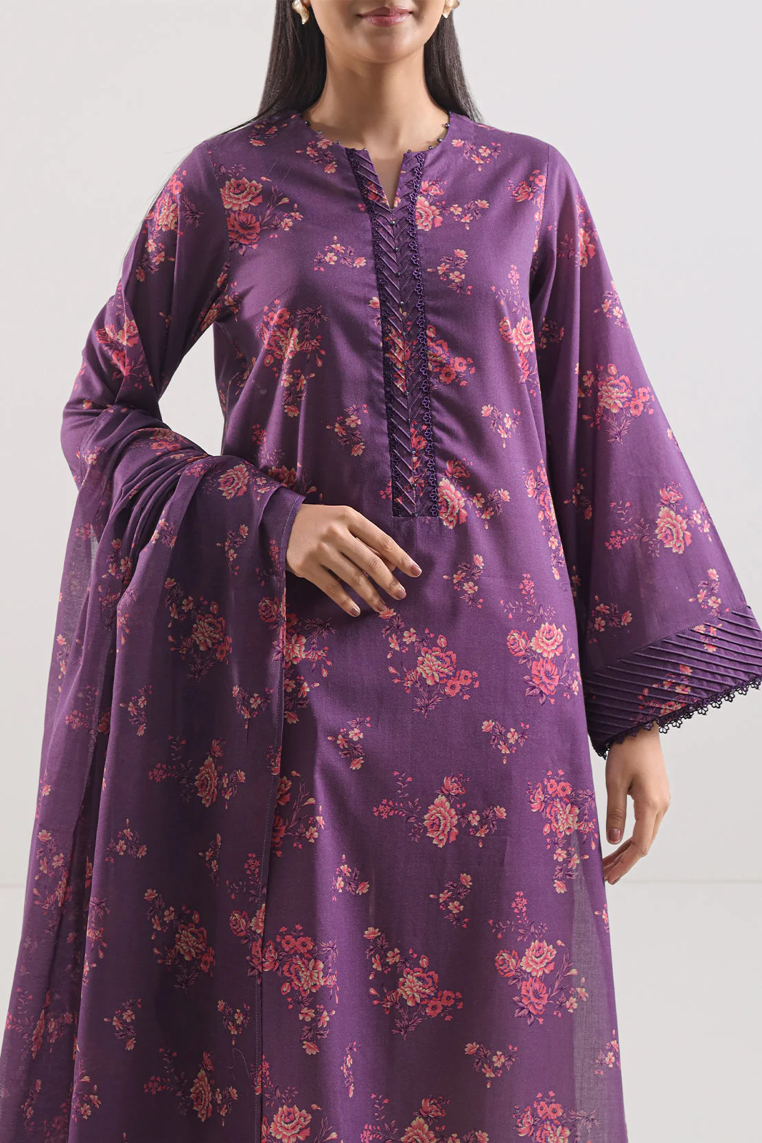 Unstitched Printed Lawn 3 Piece - Image 3