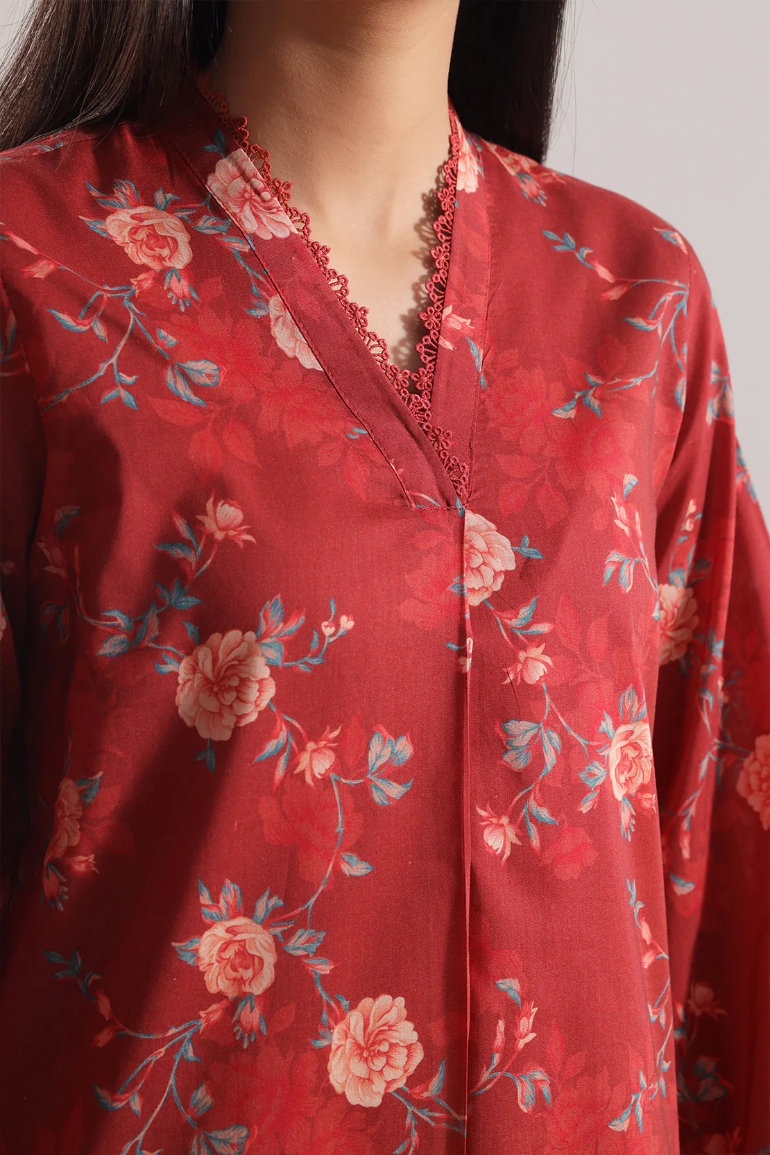 Unstitched Printed Lawn 3 Piece - Image 4