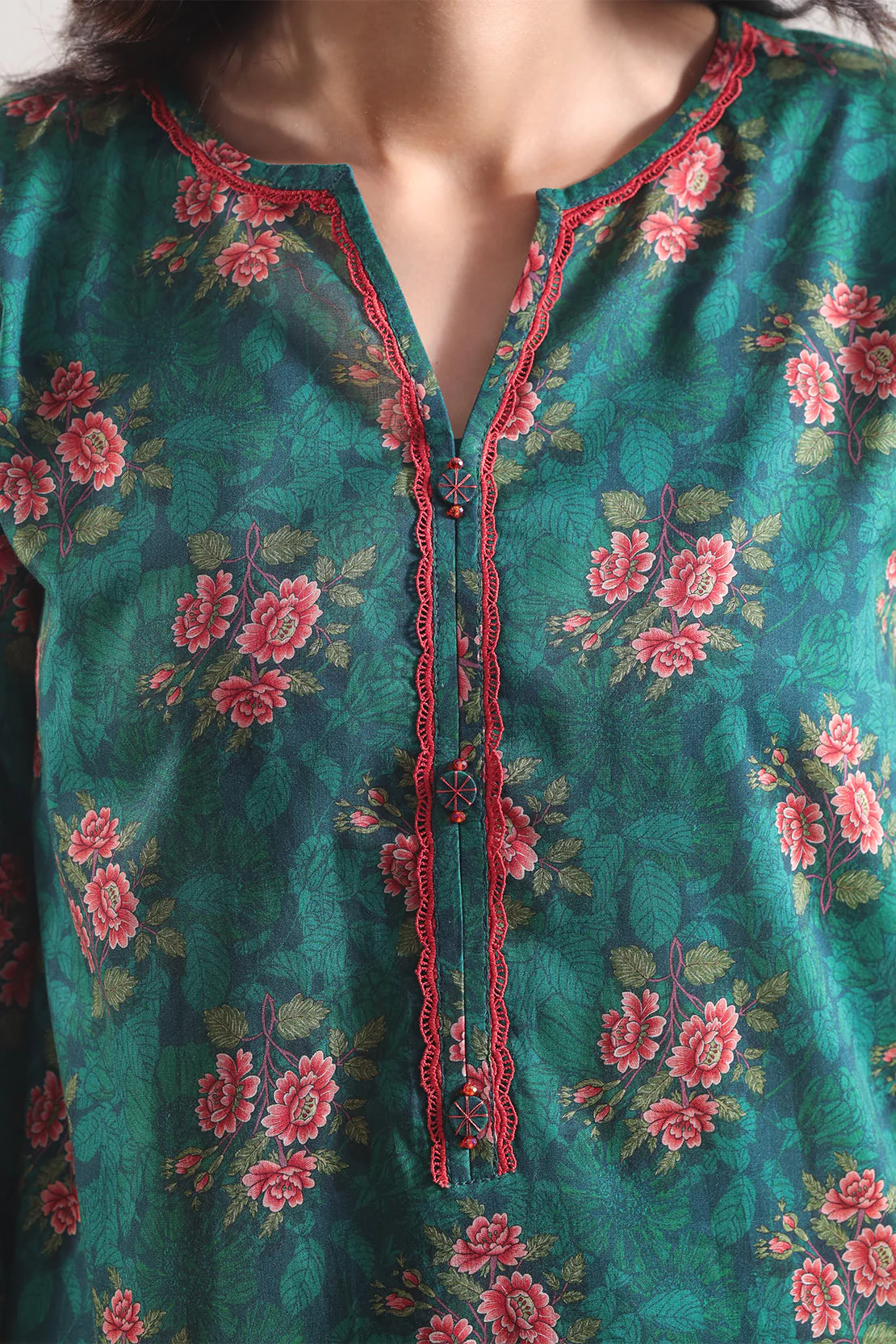 Unstitched Printed Lawn 3 Piece - Image 5