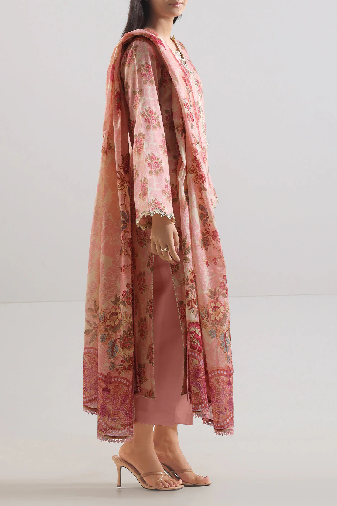 Unstitched Printed Lawn 3 Piece - Image 2