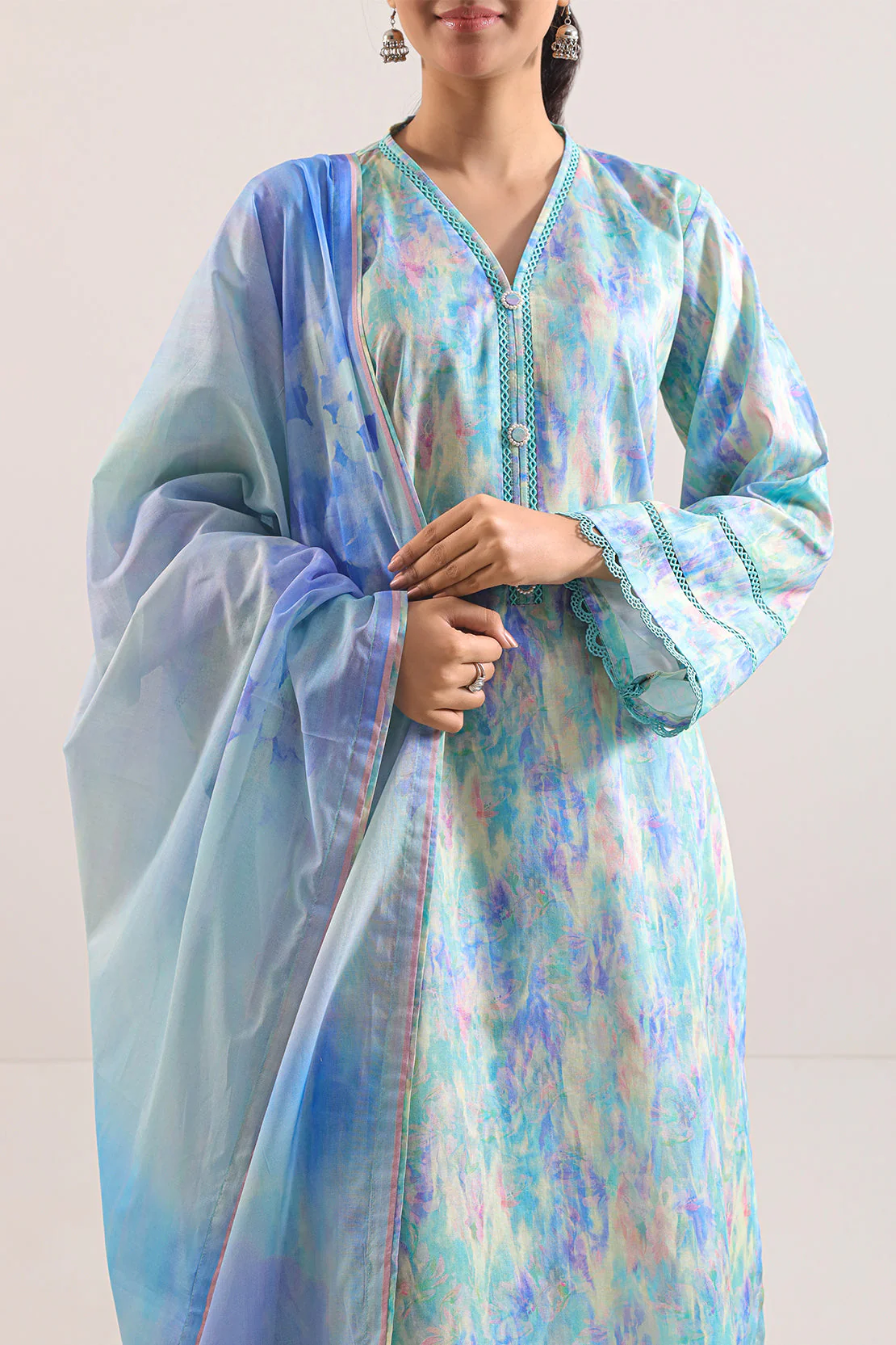 Unstitched Printed Lawn 3 Piece - Image 3