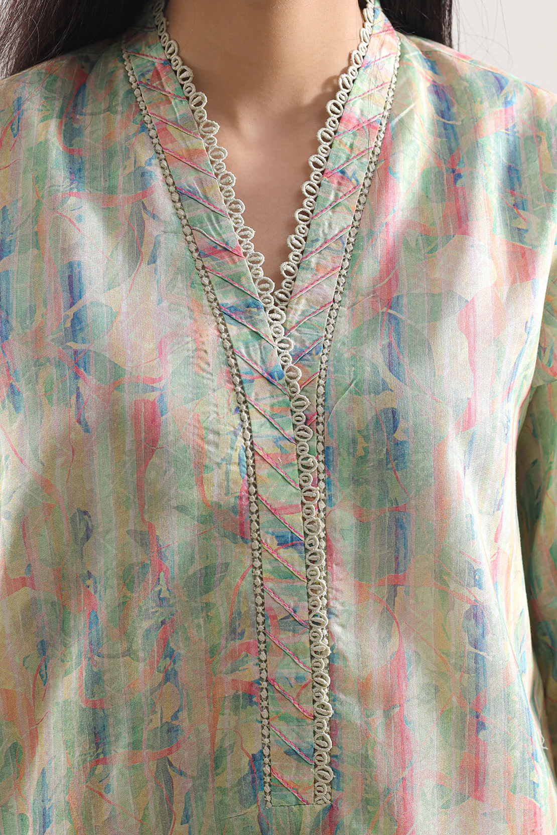 Unstitched Printed Lawn 3 Piece - Image 3