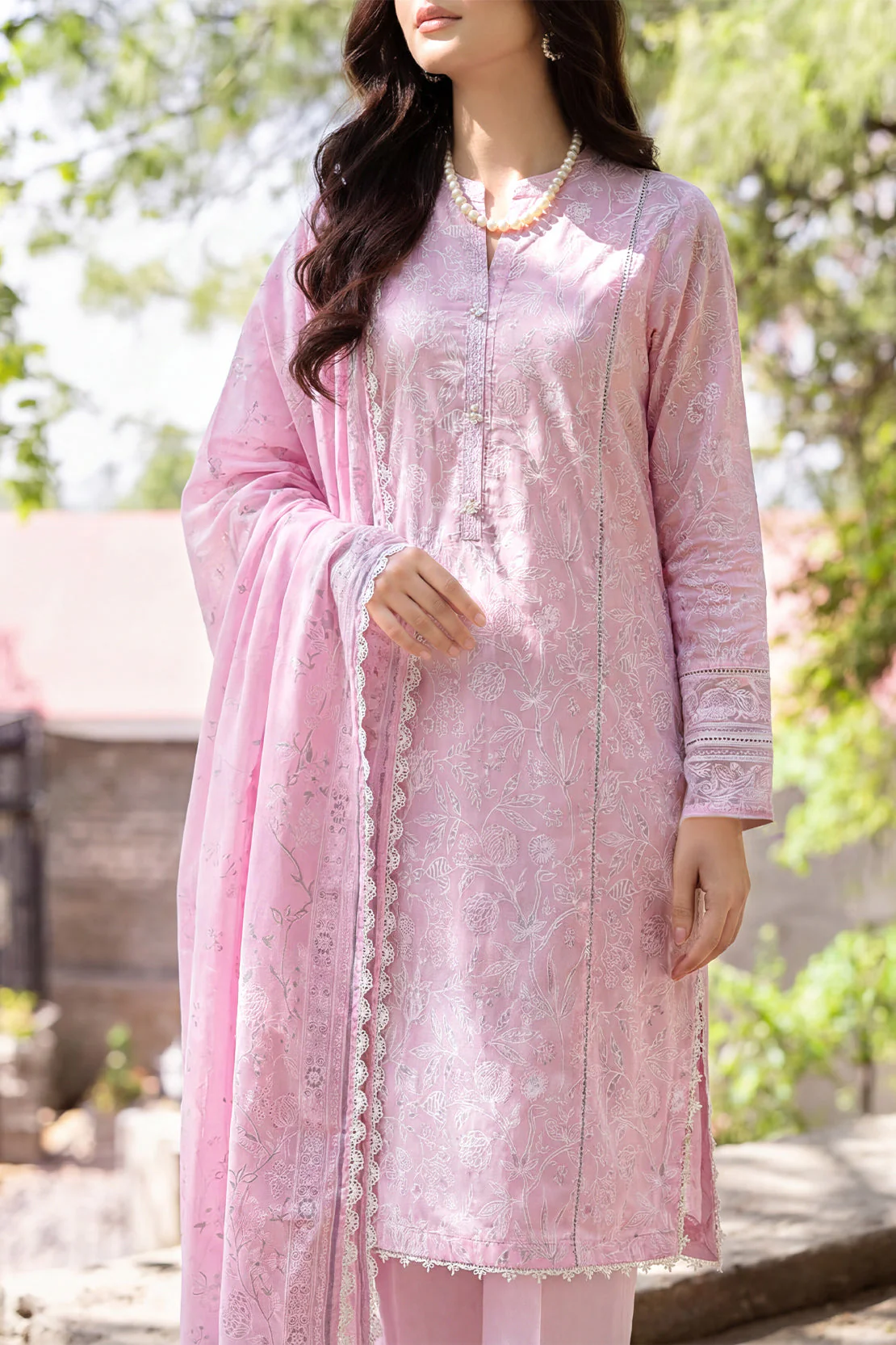 Unstitched Printed Lawn 3 Piece - Image 2