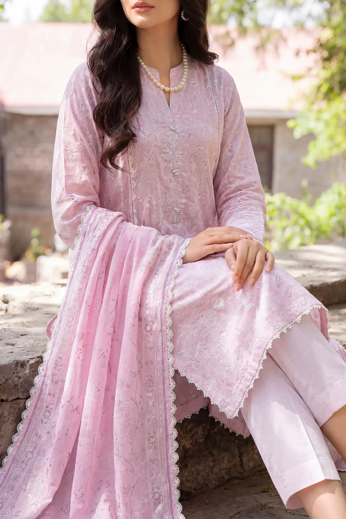 Unstitched Printed Lawn 3 Piece - Image 3