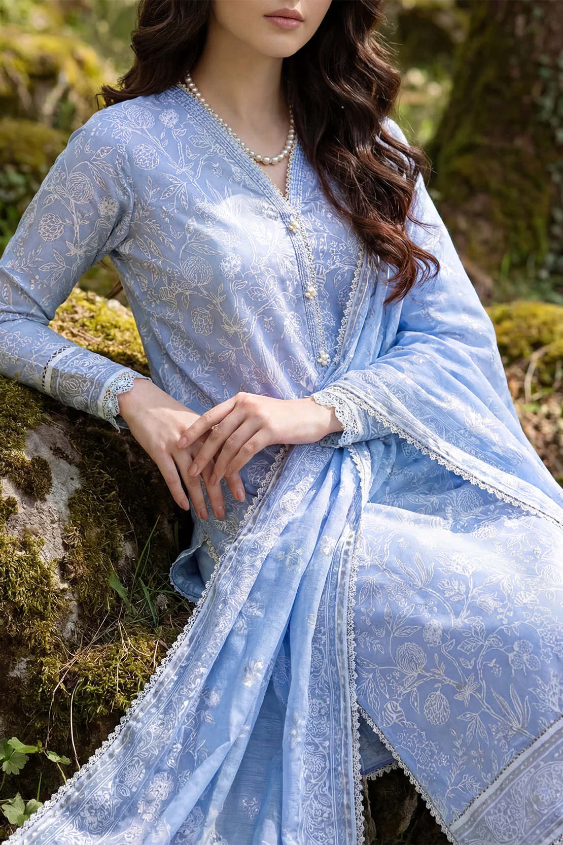 Unstitched Printed Lawn 3 Piece - Image 4
