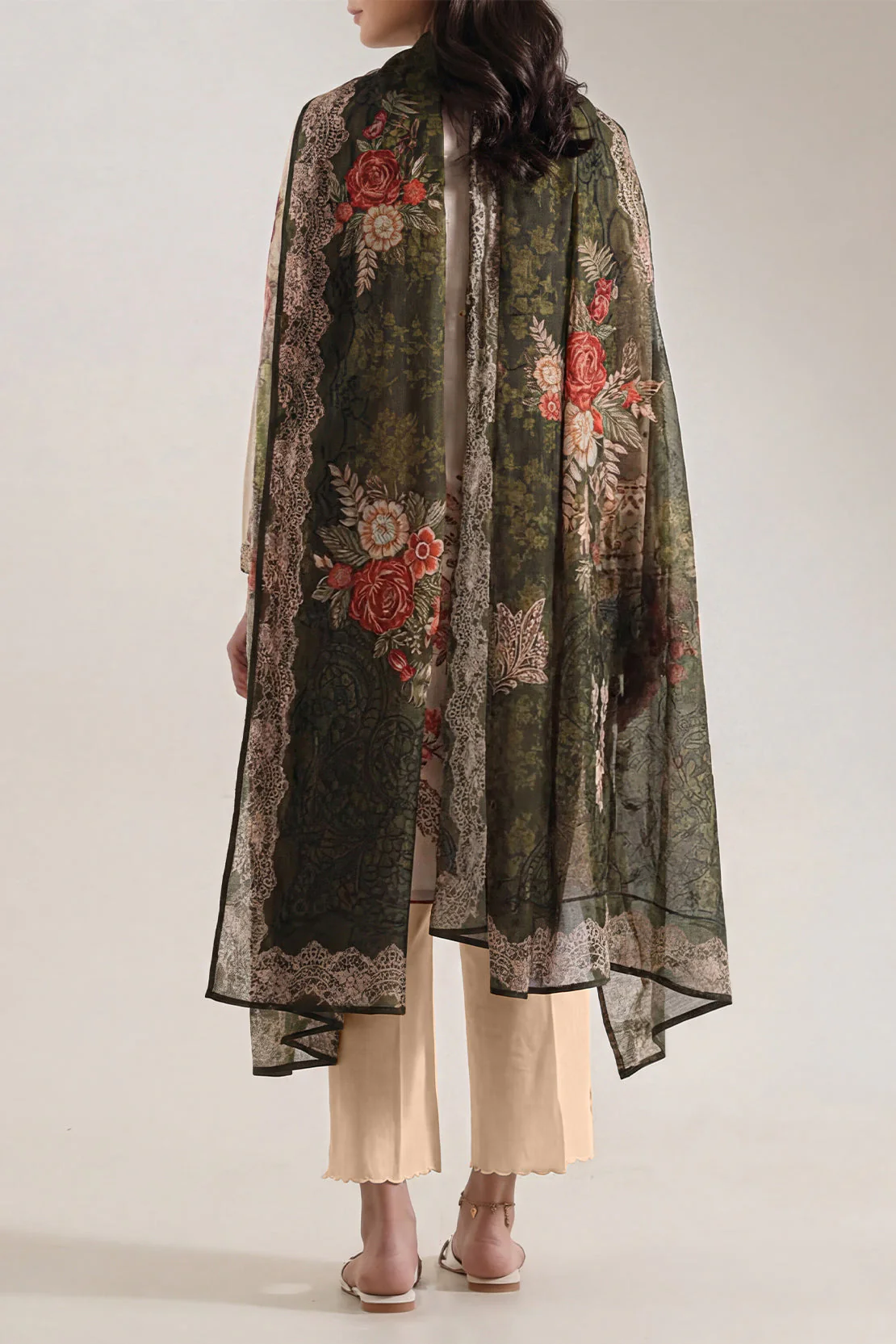 Unstitched Printed Lawn 3 Piece - Image 3