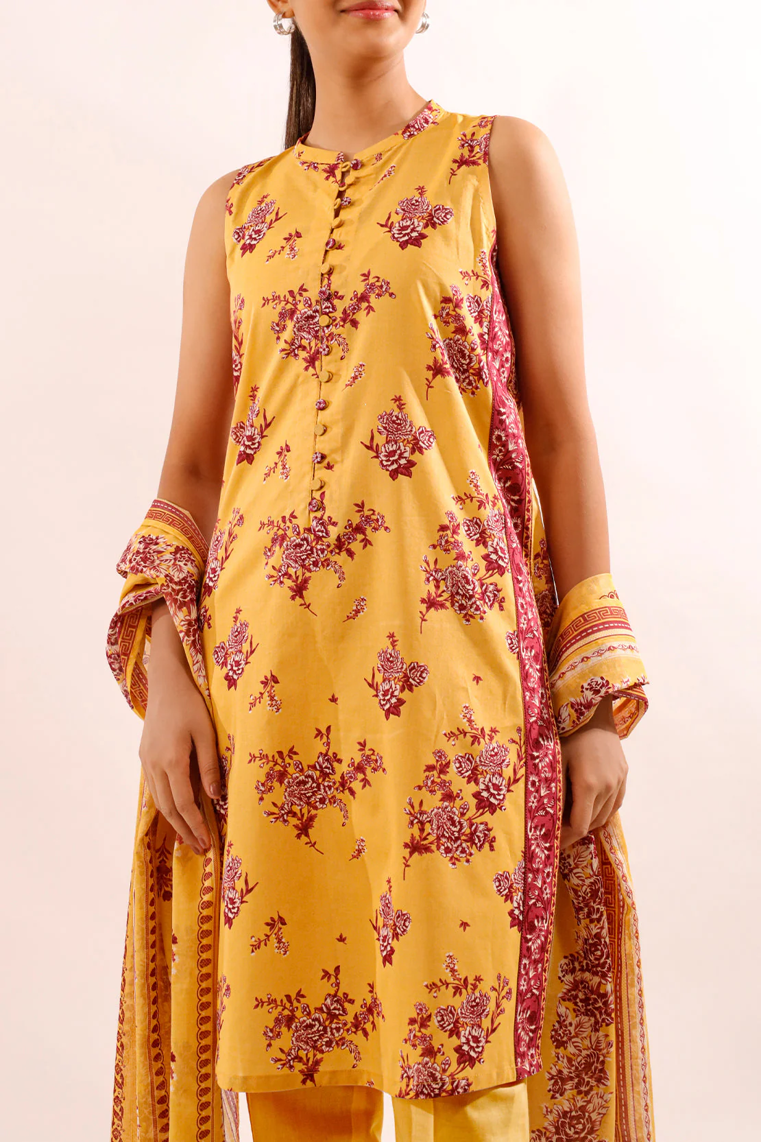 Unstitched Printed Lawn 3 Piece - Image 6