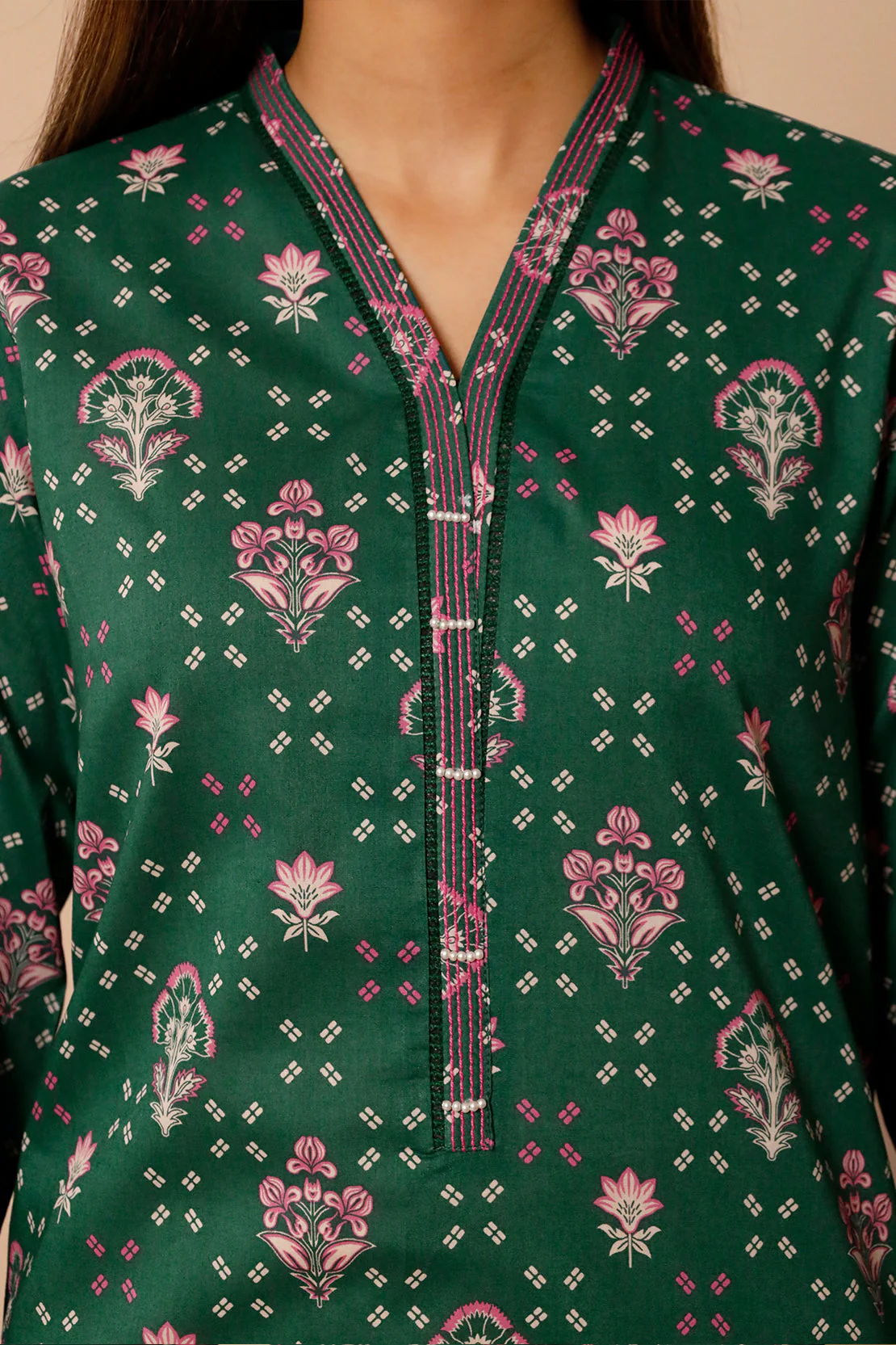 Unstitched Printed Lawn 3 Piece - Image 8