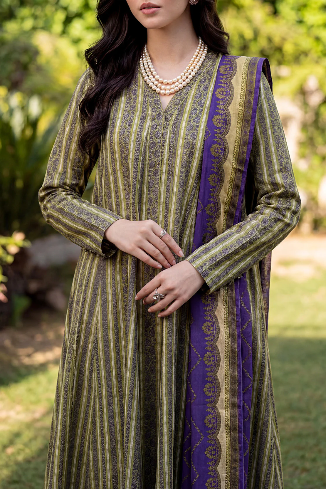 Unstitched Printed Lawn 3 Piece - Image 2