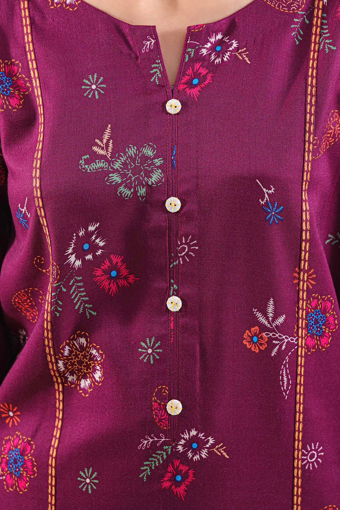 Unstitched Printed Lawn 3 Piece - Image 4