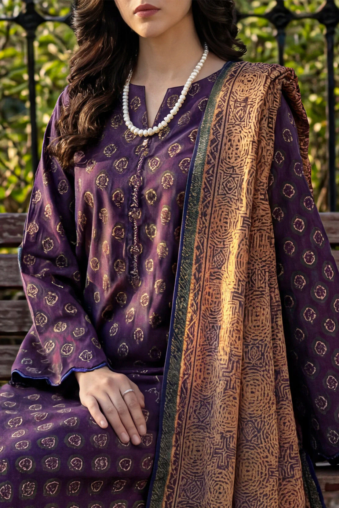 Unstitched Printed Lawn 3 Piece - Image 2