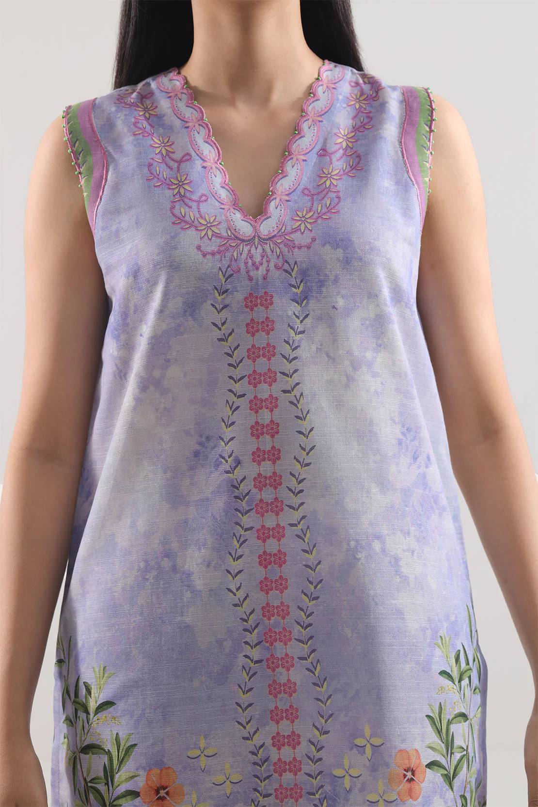 Unstitched Printed Lawn 3 Piece - Image 3