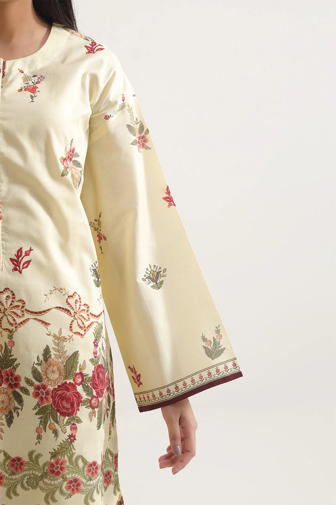 Unstitched Printed Lawn 3 Piece - Image 4