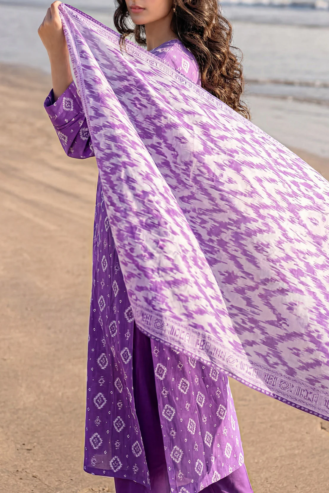 Unstitched Printed Lawn 3 Piece - Image 4