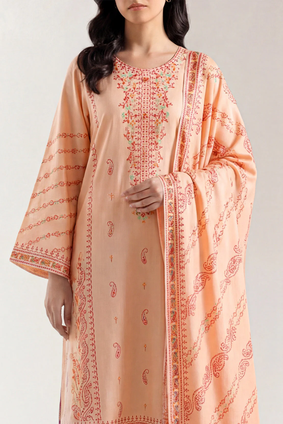 Unstitched Printed Lawn 3 Piece - Image 2