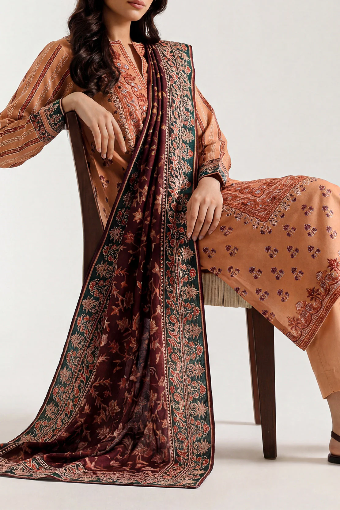 Unstitched Printed Lawn 3 Piece