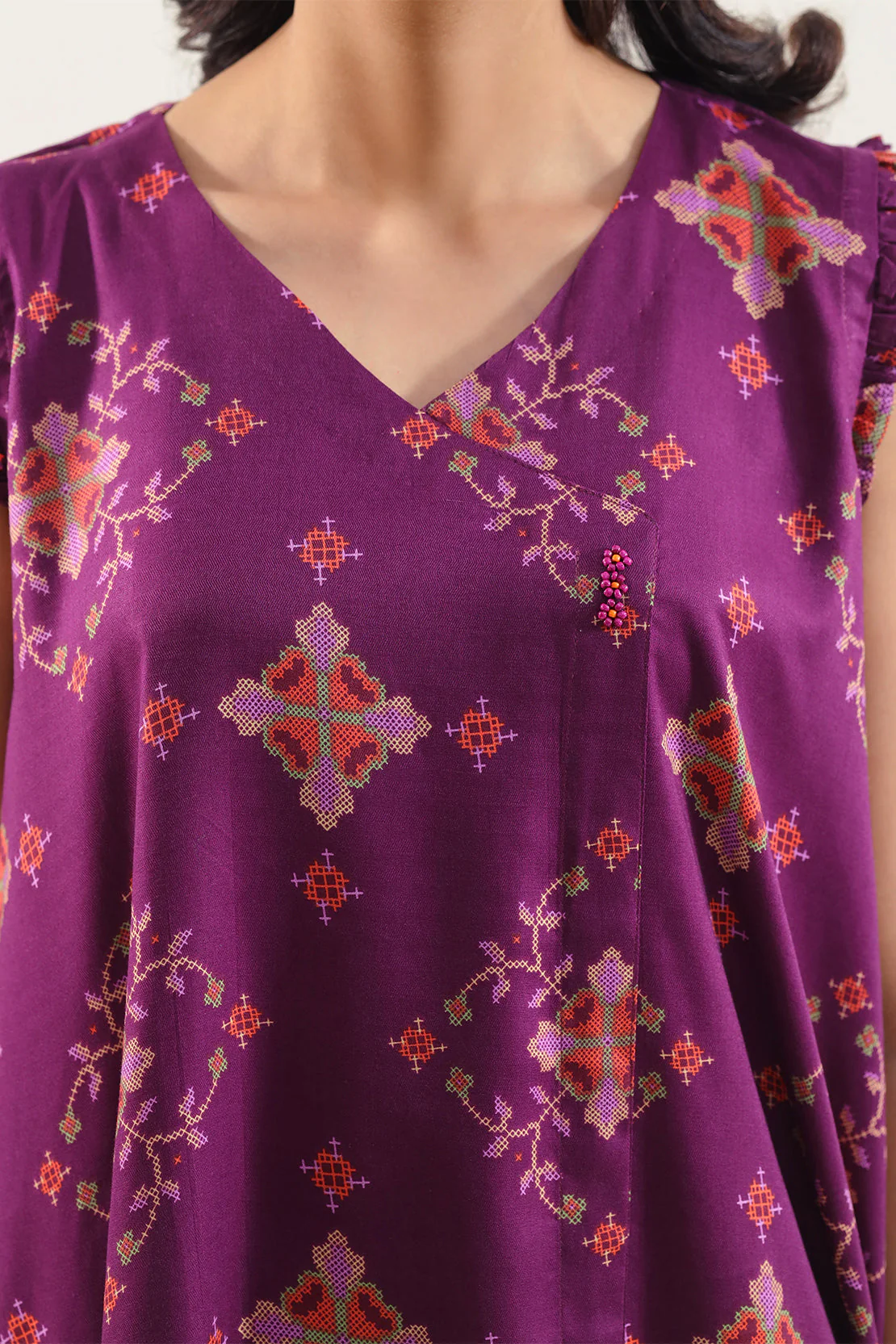 Unstitched Printed Lawn 3 Piece - Image 4
