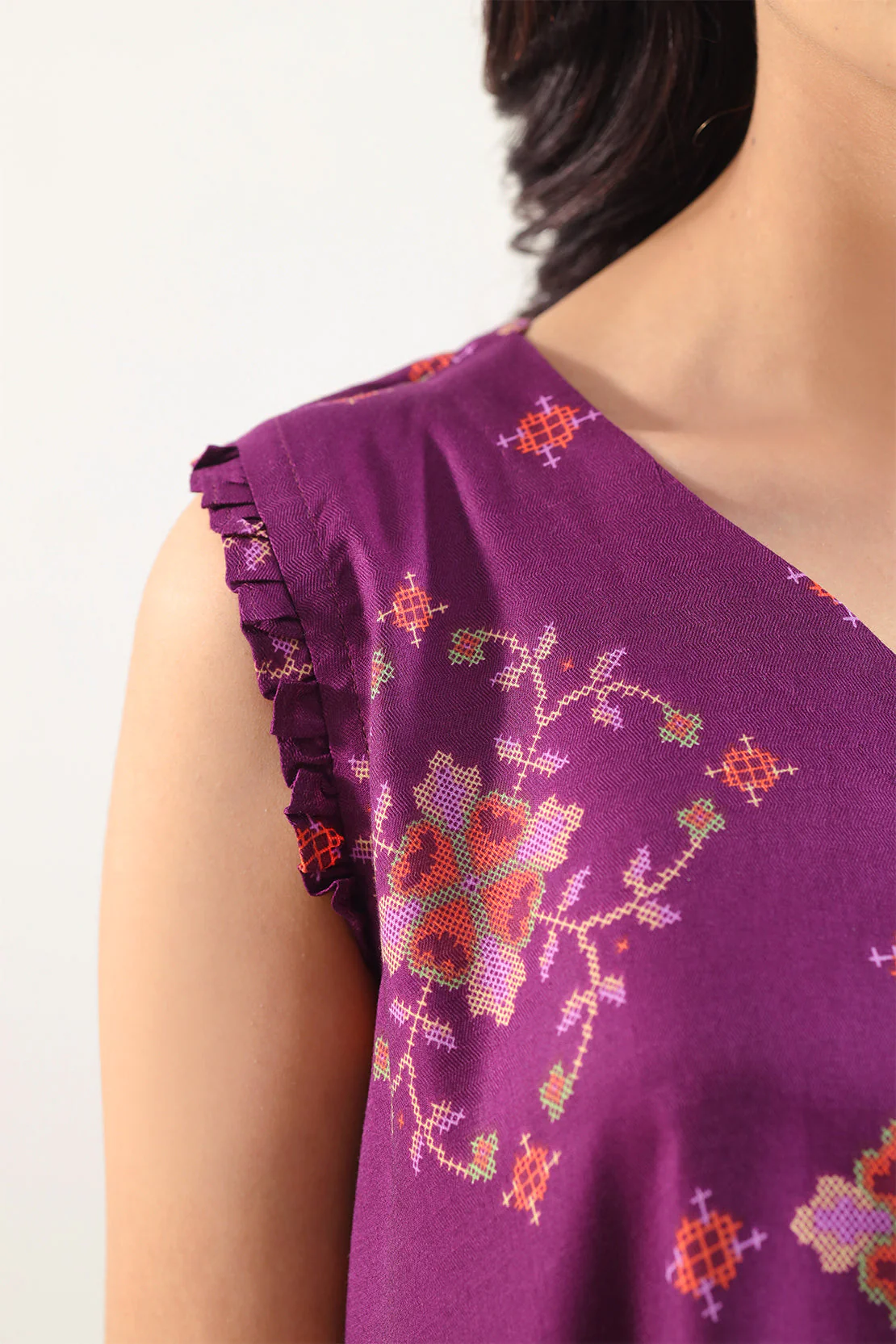 Unstitched Printed Lawn 3 Piece - Image 5