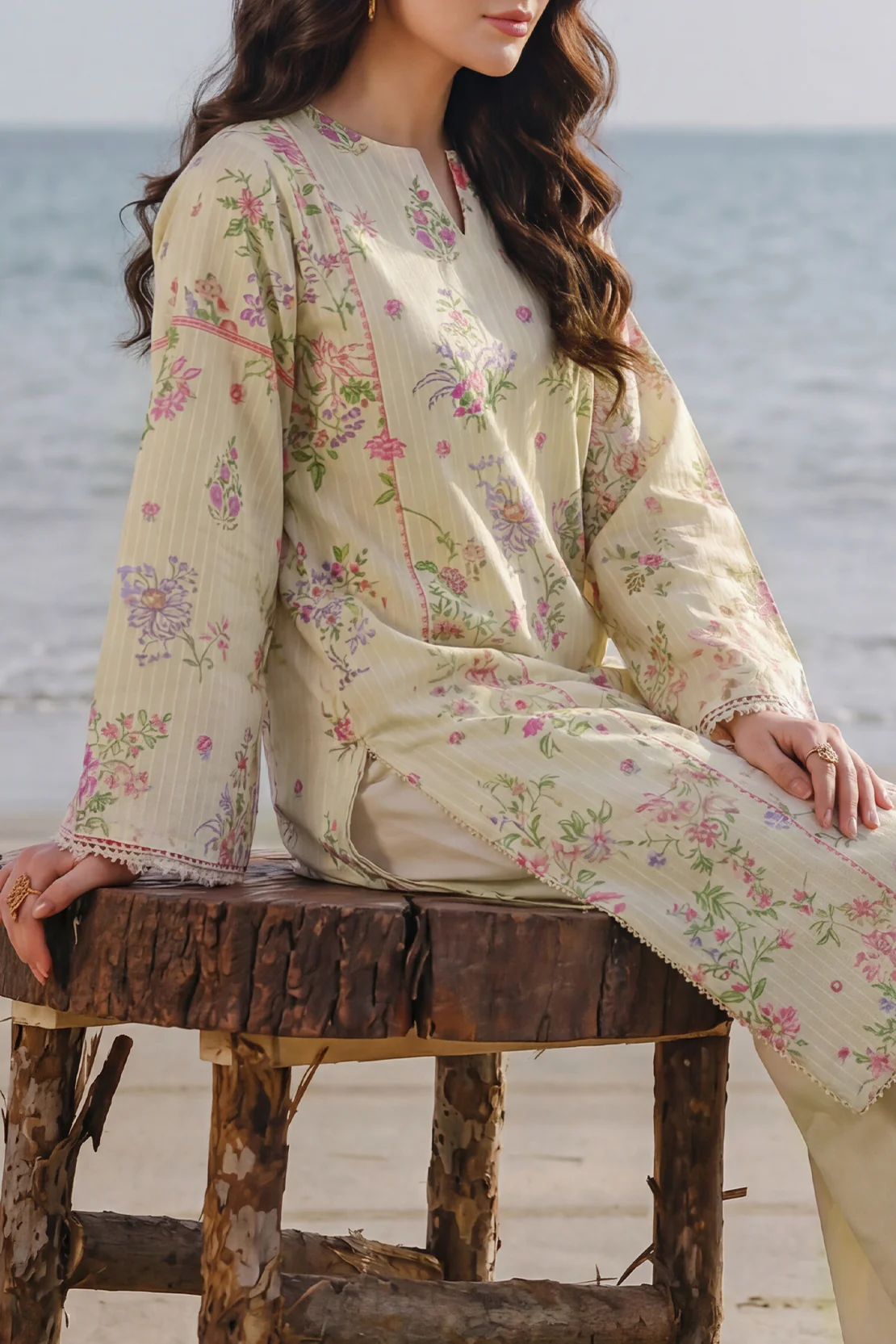 Unstitched Printed Lawn 3 Piece - Image 3