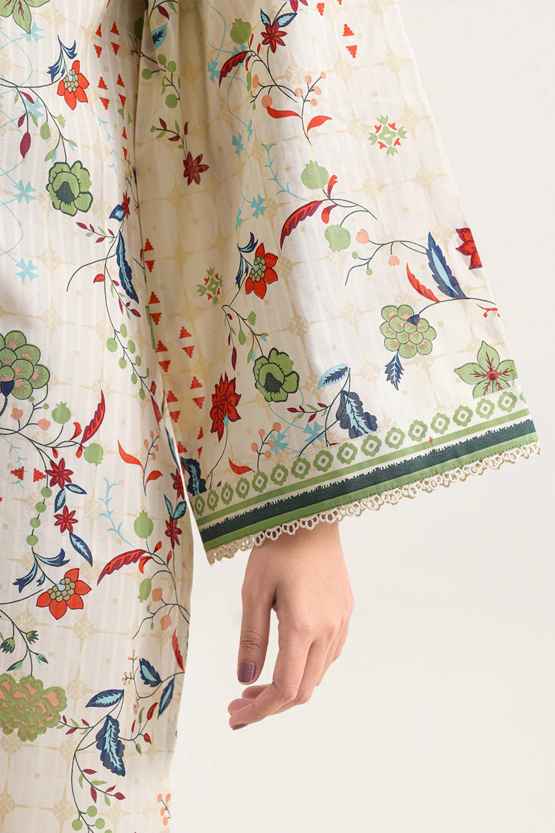 Unstitched Printed Lawn 3 Piece - Image 6