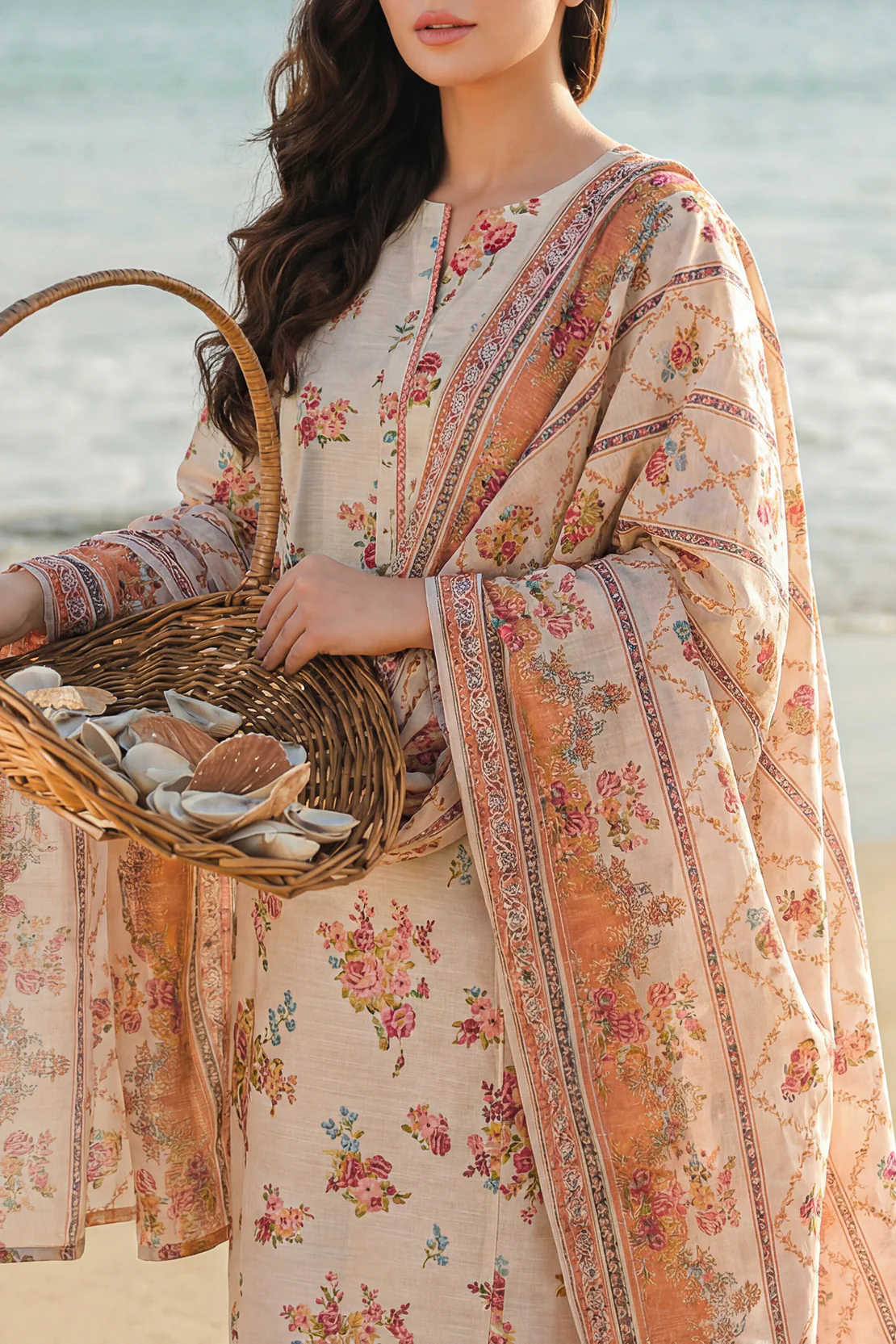 Unstitched Printed Lawn 3 Piece - Image 4
