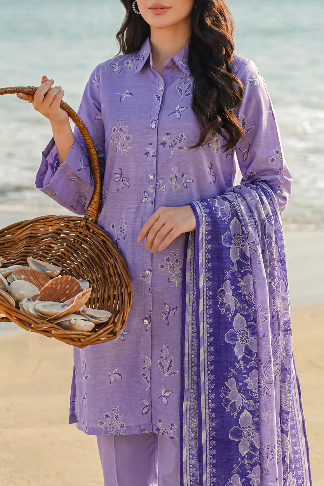 Unstitched Printed Lawn 3 Piece - Image 3