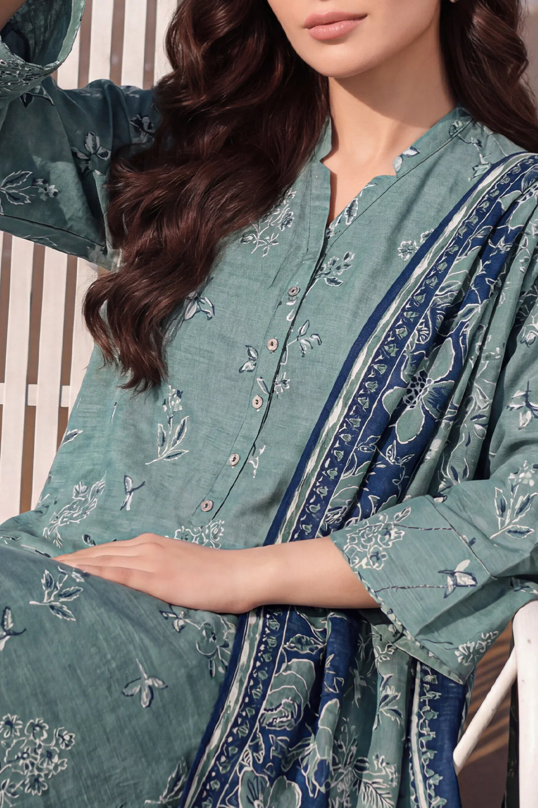 Unstitched Printed Lawn 3 Piece - Image 4