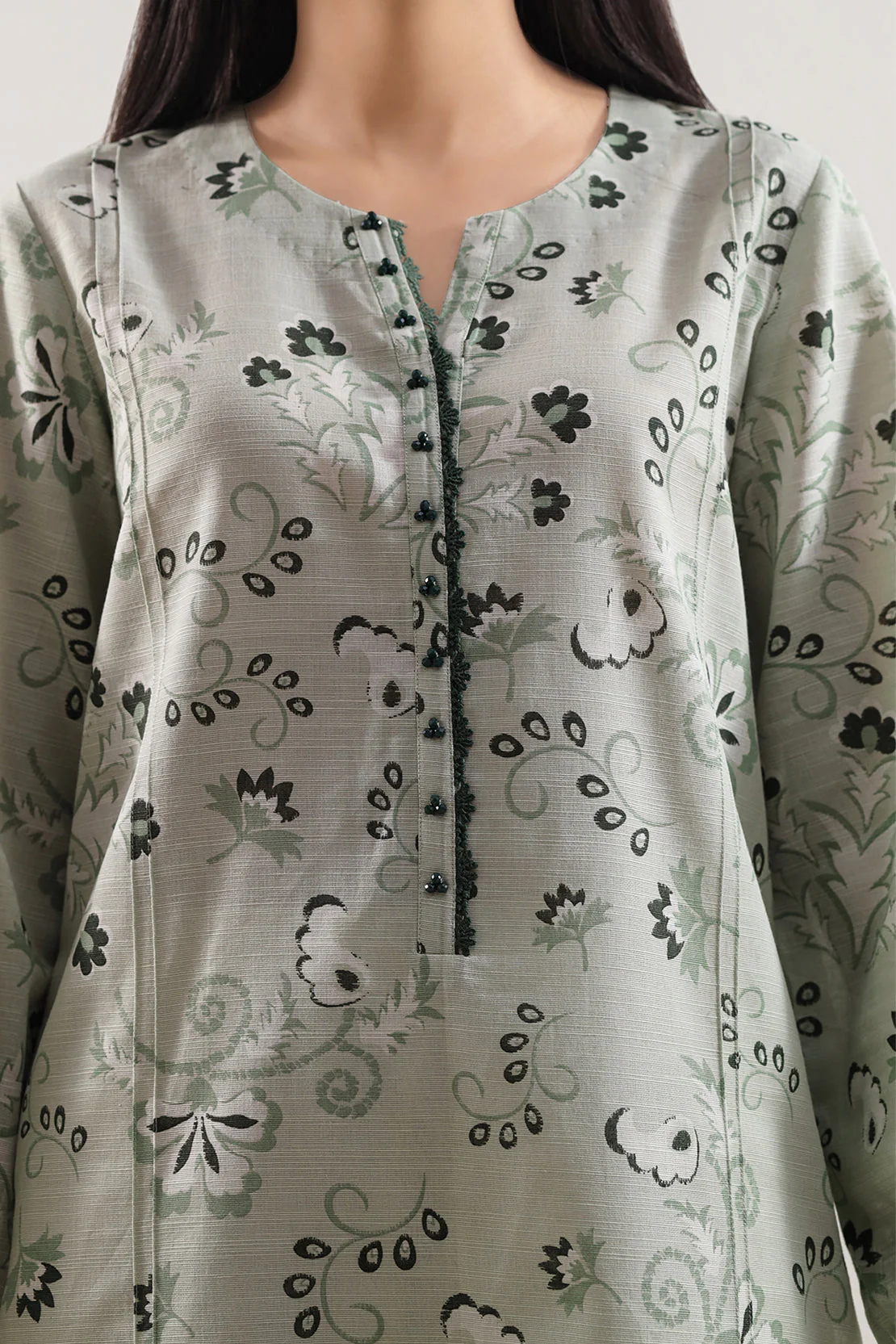 Unstitched Printed Lawn 3 Piece - Image 4