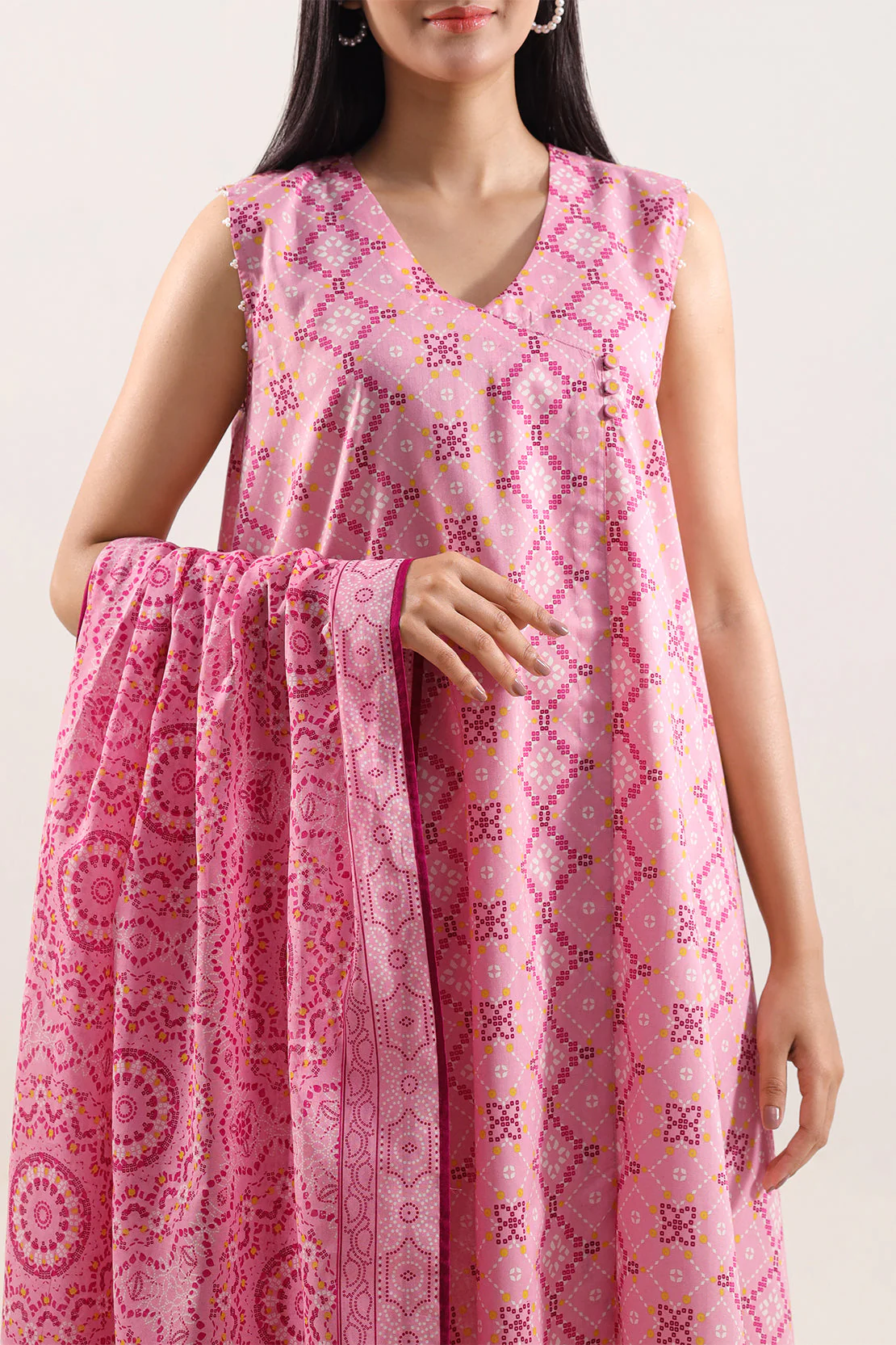 Unstitched Printed Lawn 3 Piece - Image 3