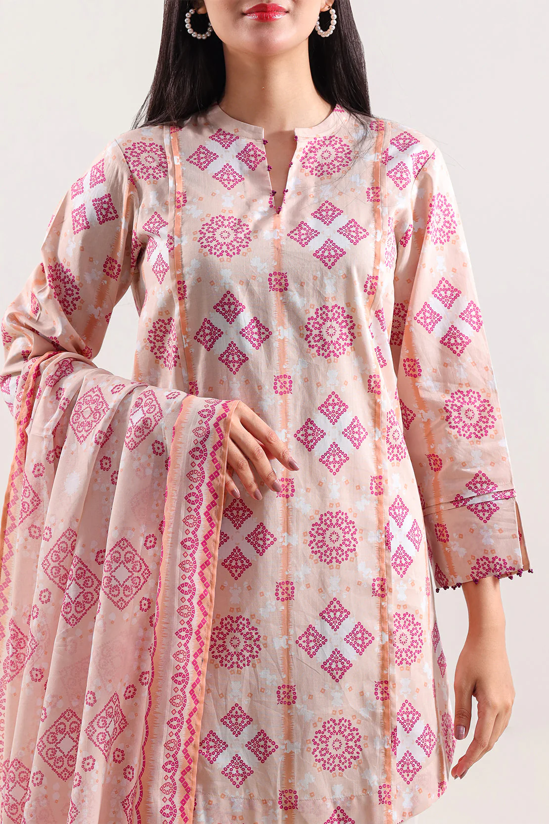 Unstitched Printed Lawn 3 Piece - Image 2