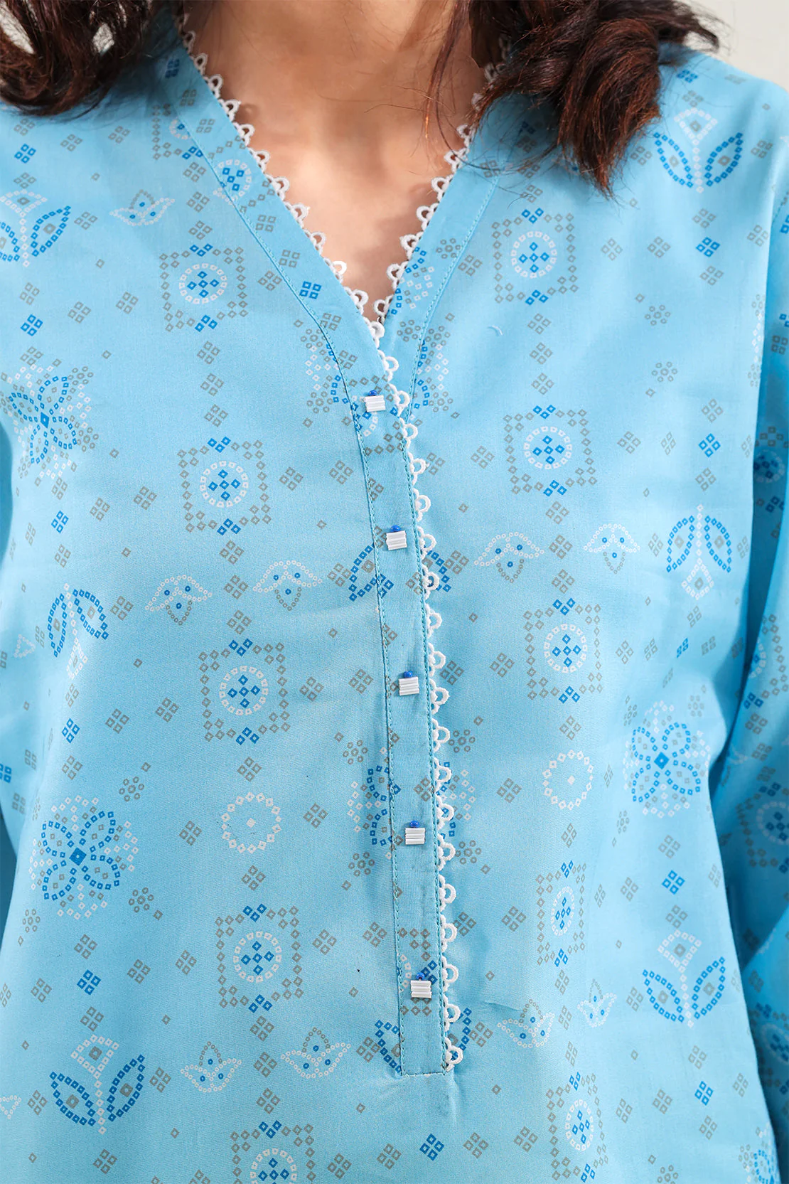 Unstitched Printed Lawn 3 Piece - Image 3