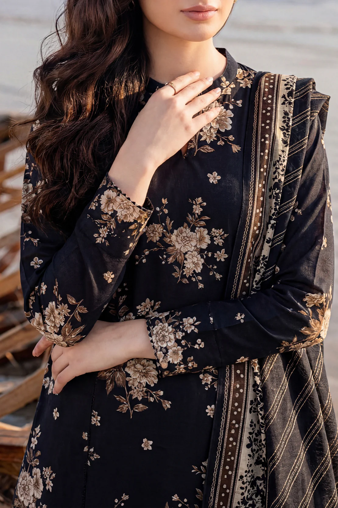 Unstitched Printed Lawn 3 Piece - Image 3