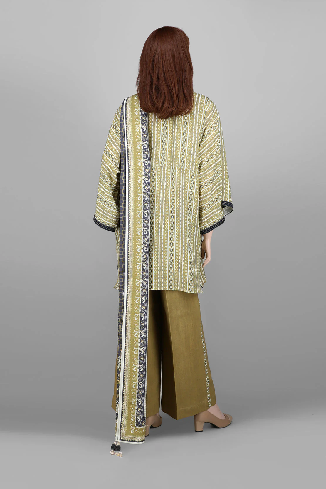 Unstitched Printed Lawn Shirt - Image 2